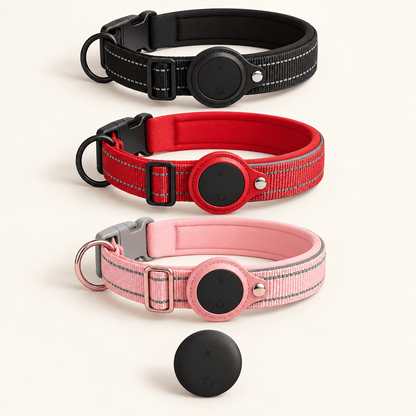 Reflective dog collar with finder tag holder - image 6