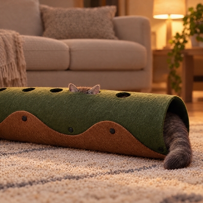 Felt cat tunnel product image 15