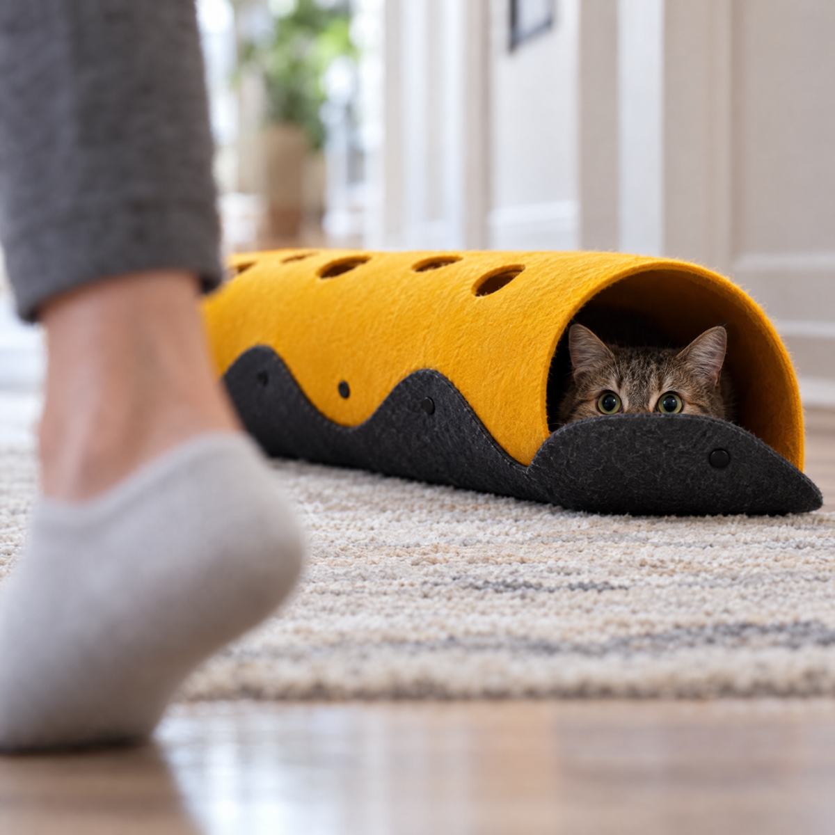 Felt cat tunnel product image 5