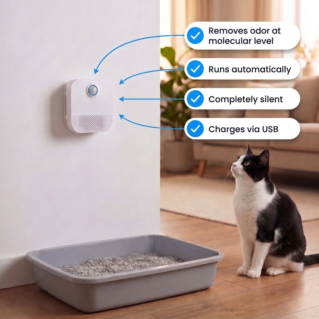 Negative Ion Cat Litter Box Odor Eliminator - image 2