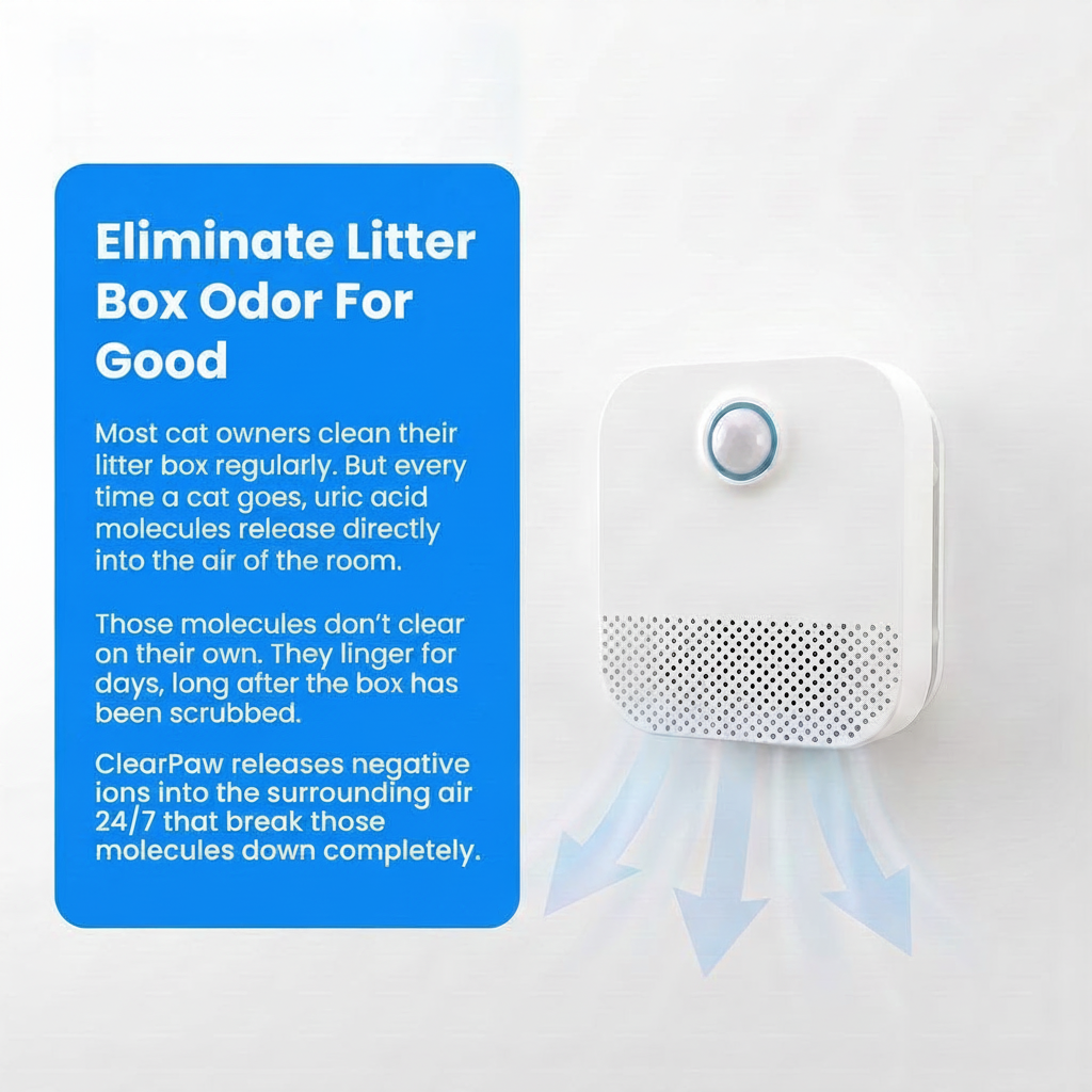 Negative Ion Cat Litter Box Odor Eliminator - image 3