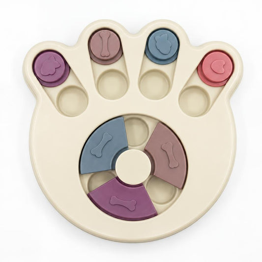 Dog Puzzle Slow Feeder with Sliding Covers - view 1
