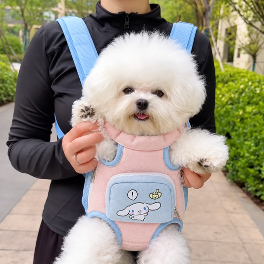 Dog carrier backpack view 1