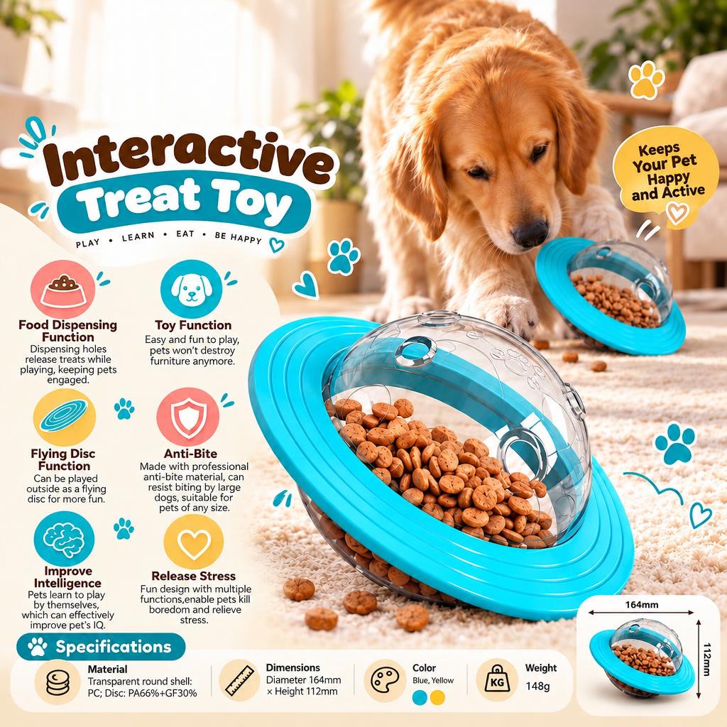 Interactive Treat Dispenser Toy - view 11