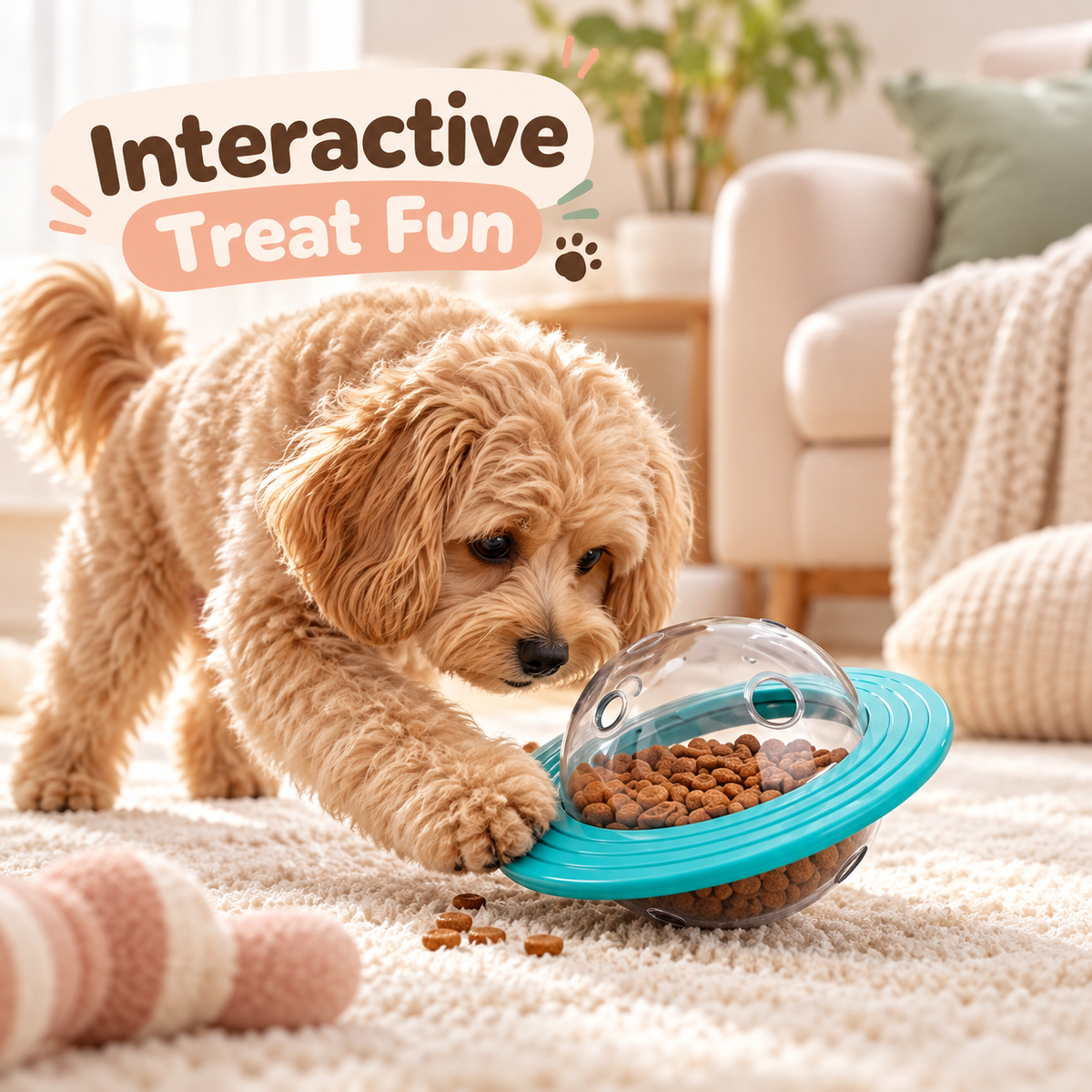 Interactive Treat Dispenser Toy - view 5