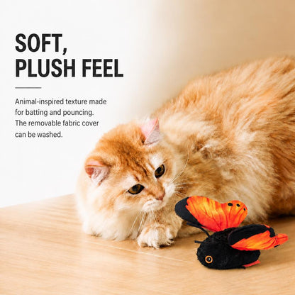 Rechargeable Flapping Butterfly Cat Toy - image 5