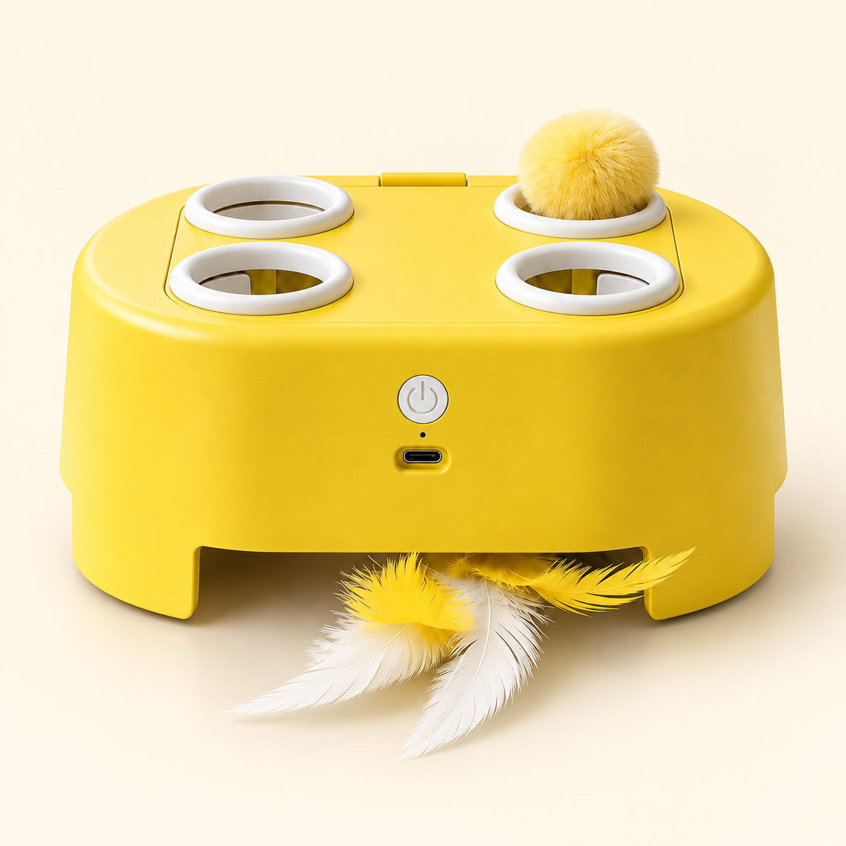 3-Mode Pop-Up and Feather Cat Toy