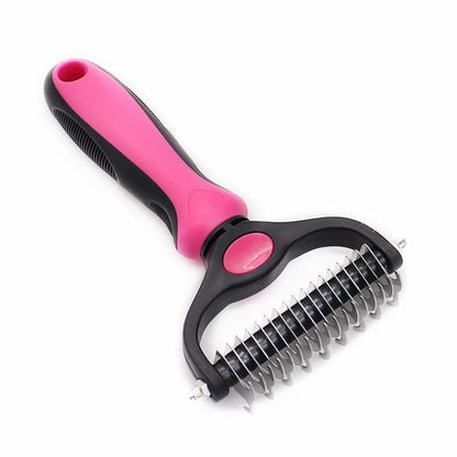 Double-Sided Deshedding and Dematting Brush for Pets - 3306760890-main-11.jpg