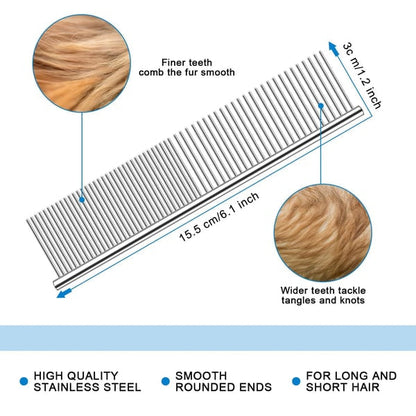 Double-Sided Deshedding and Dematting Brush for Pets - 3306760890-main-7.jpg