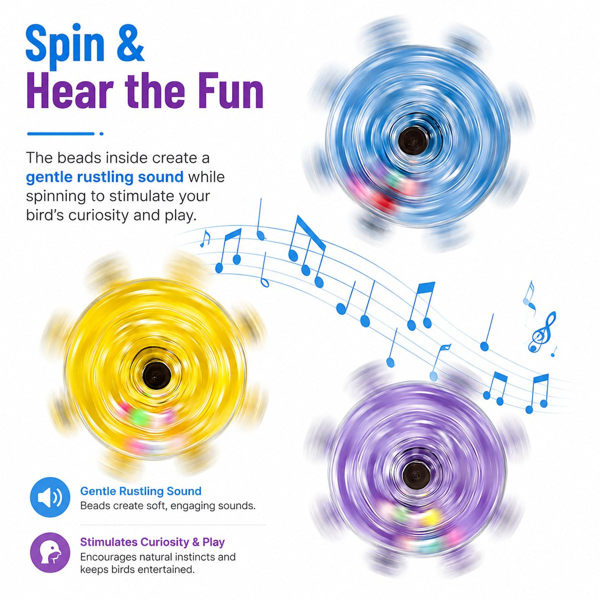 Rotating Spinner Bird Toy - main-3