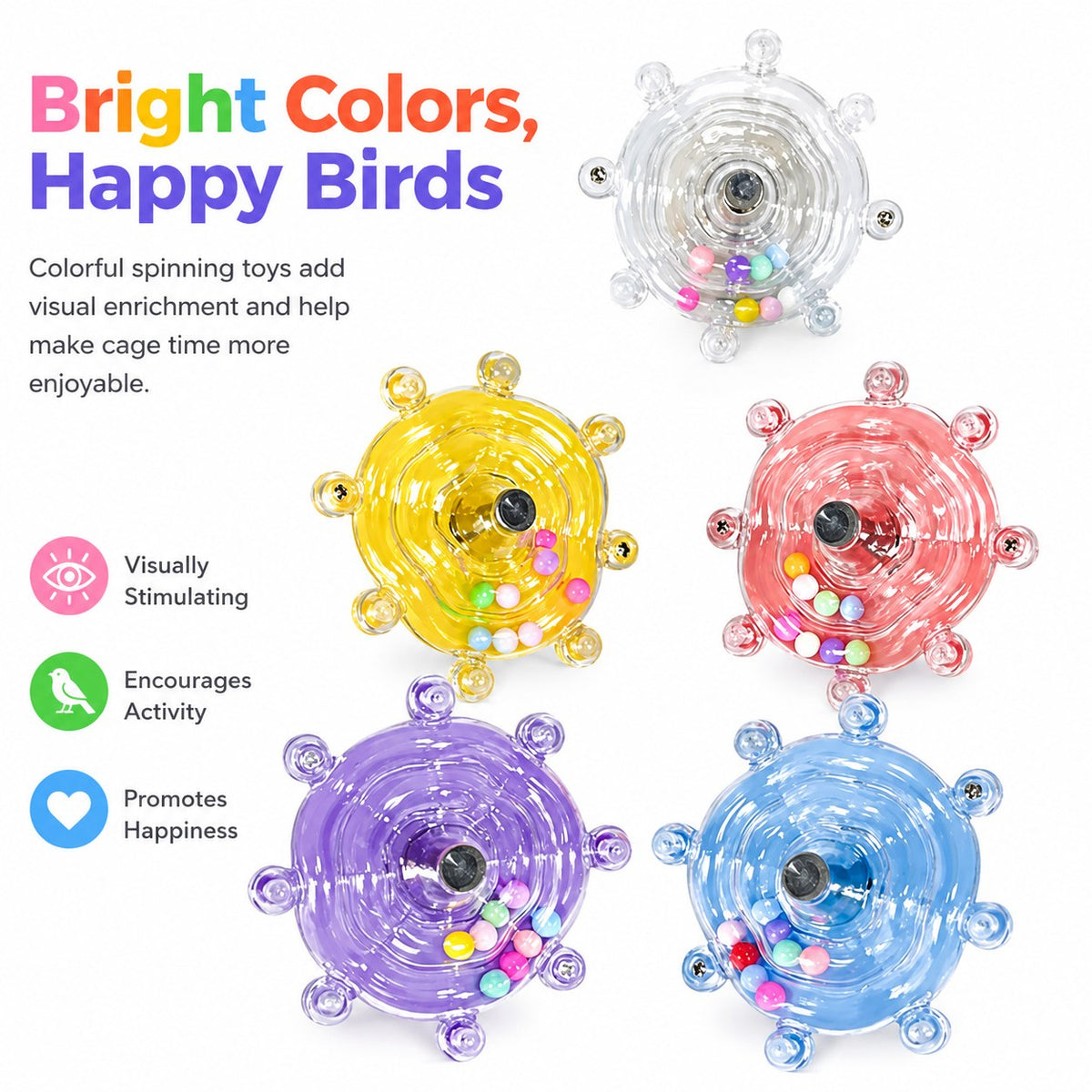 Rotating Spinner Bird Toy - main-6