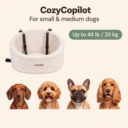 Elevated Dog Car Seat with Safety Harness - photo 2