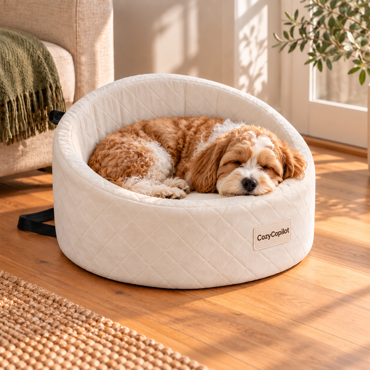 Elevated Dog Car Seat with Safety Harness - photo 6