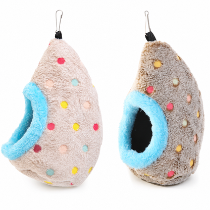 Plush Bird Nest Hammock for Small Parrots - image 10