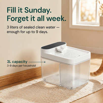 No-Filter Automatic Cat Fountain