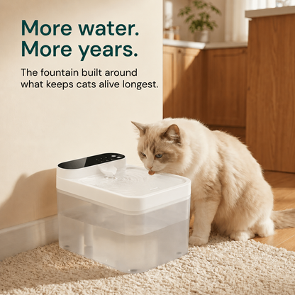 No-Filter Automatic Cat Fountain