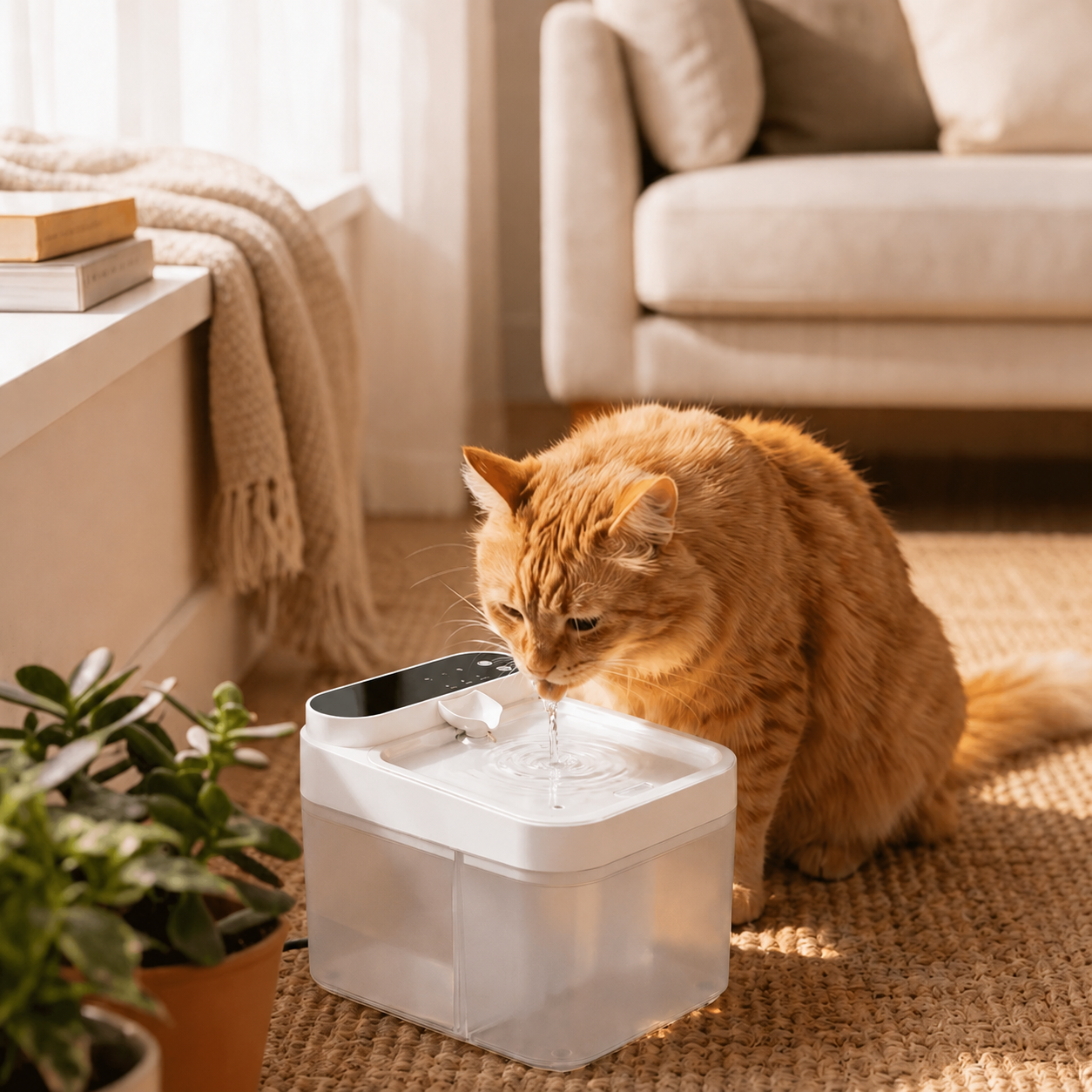 No-Filter Automatic Cat Fountain